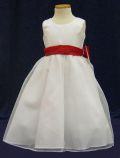 G0209 White with Red Sash