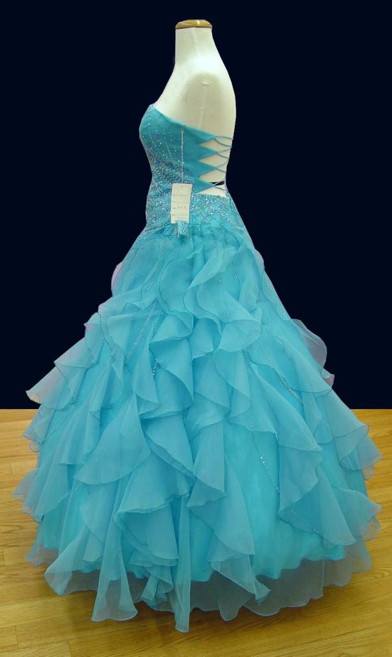 Turquoise Prom Dresses - blue prom dresses 3