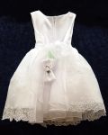 Baby Gowns, BT110 White, Back Side