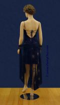 Homecoming Dress, Bridesmaid's Dress S0112 Dark Blue, Back View