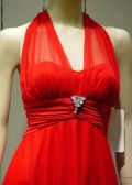 Bridesmaid, Cocktail, Homecoming Dresses S0117 Red, Upper Front Details