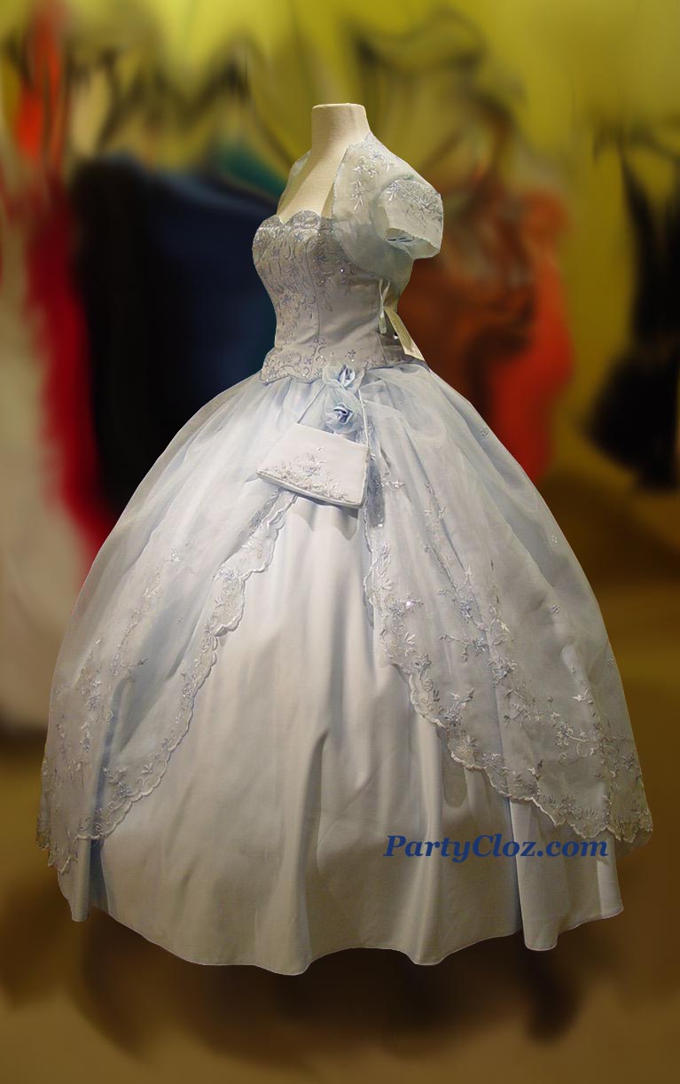 Prom Gowns, P0143 Light Blue