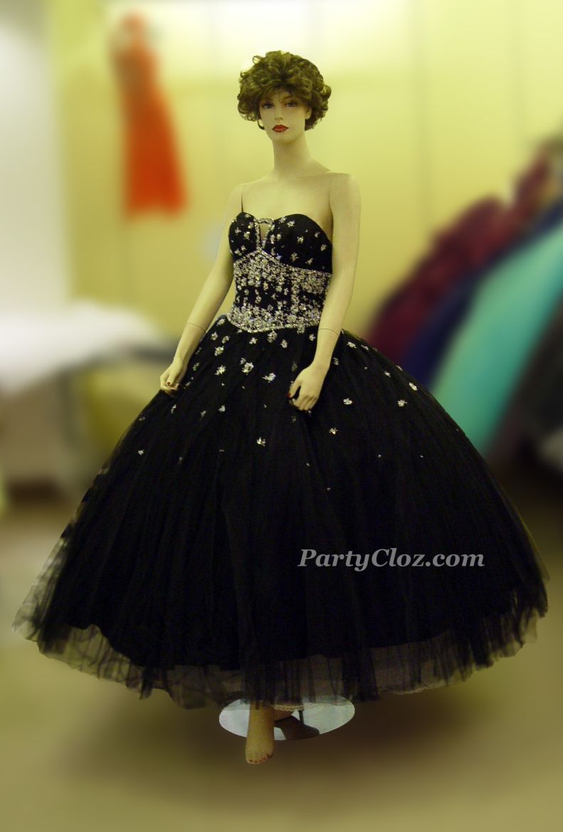 Prom Gowns, P0144 Black