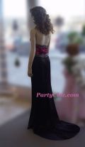 L0122 Black and Hot Pink, Back